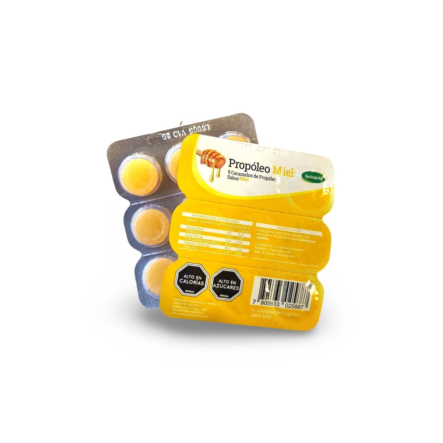 Propoleo Miel x 9 caramelos SPRINGLIFE